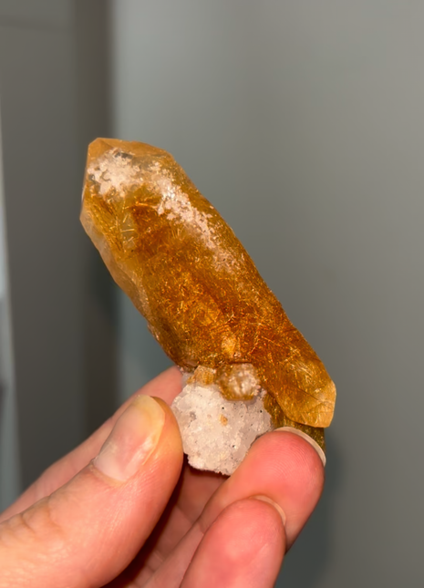 Himalayan DT Rutile Quartz with Quartz