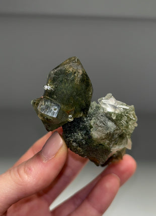 Rutile Green Chlorite Quartz - From Himachal Pradesh, Himalayas