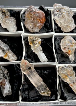 9 Piece Lot ! Firefly Scepter Quartz - From Madagascar