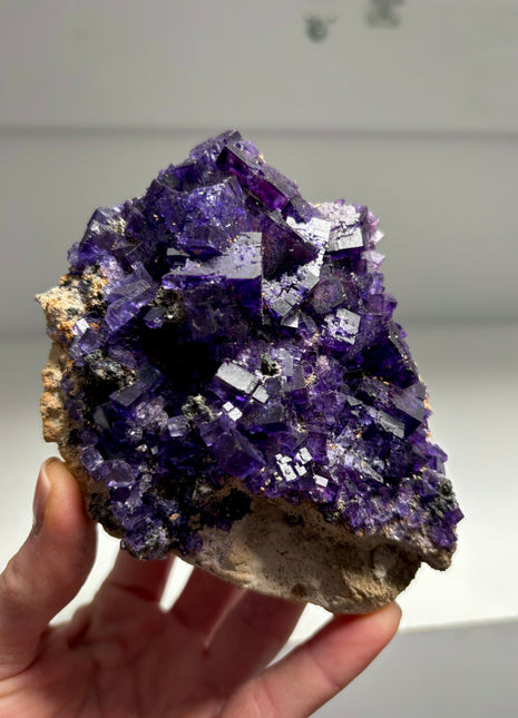 Rich Purple Fluorite from Cave-in Rock, Illinois