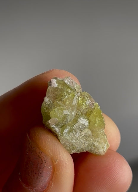 Vesuvianite from Jeffrey mine, Canada