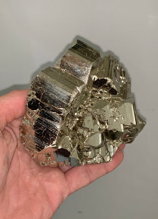 Incredible Pyrite - 593 Grams ! From Huanzala, Peru