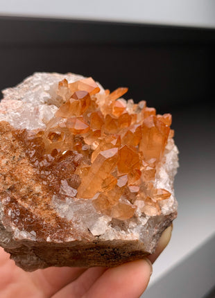 Gemmy Orange Quartz from Saxrönningen, Sweden 🇸🇪