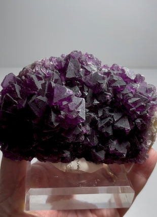 Octahedral Magenta Purple Fluorite