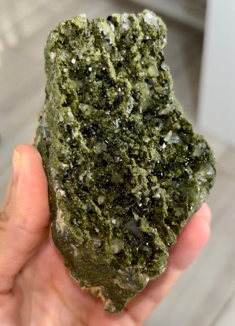 Very High Grade Forest Epidote with Quartz PM1251
