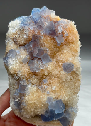 Blue Fluorite with Quartz Collection # 530
