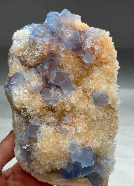 Blue Fluorite with Quartz Collection # 530