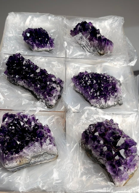 6 Pieces ! High Grade Amethyst Lot from Uruguay