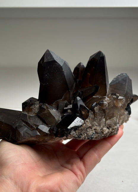 Black Quartz with Tourmaline - From Erongo, Namibia