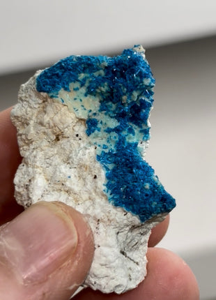 New Arrival ! Blue Veszelyite Specimen PM0388