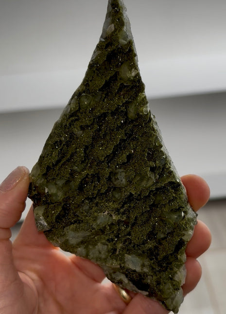 Forest Epidote with Quartz