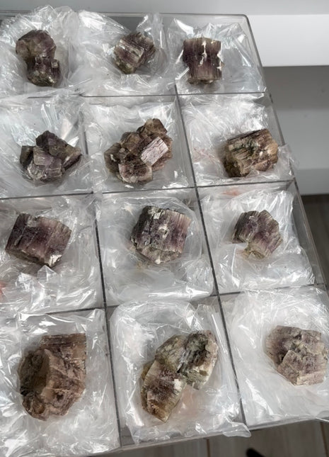 12 Pieces ! Purple Aragonite Specimens Lot