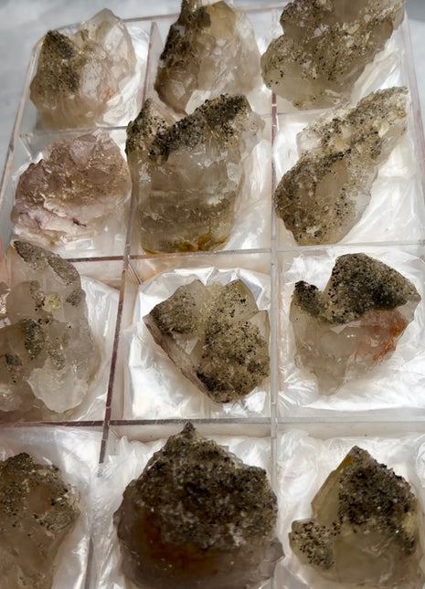 12 Pieces ! Unusual Quartz, Pyrite lot