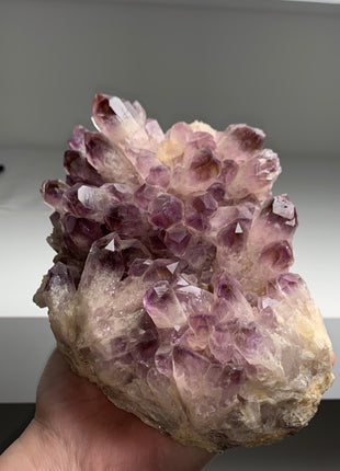 Stunning ! Amethyst with Yellow and Purple Phantoms - From Zambia