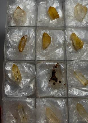 12 Pieces ! Iridescent Golden Quartz Lot 🌈 from Switzerland