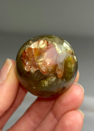 Rare Green Lepidolite Sphere