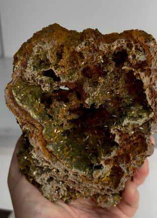 Wulfenite with Mimetite Geode