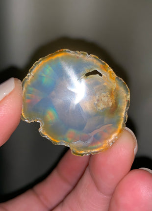 Rare Iris Agate with Rainbows