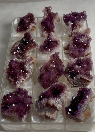 12 Pieces ! High Grade Amethyst Lot From Alacam Mine