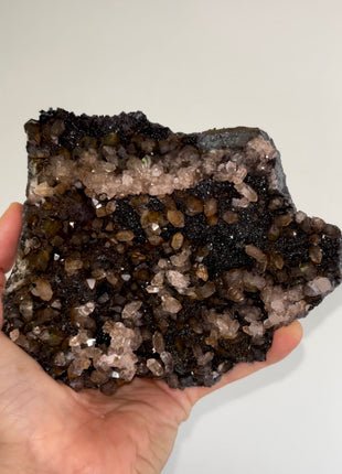 Black Galaxy Hematite with Quartz PM0551