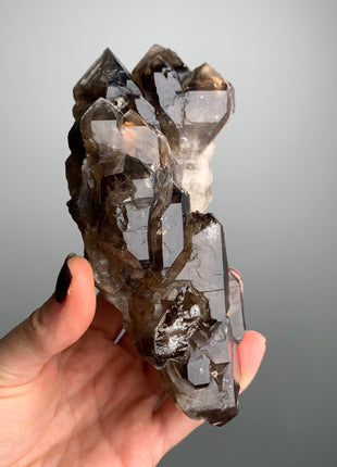 Stunning ! Elestial Smoky Quartz - From Namibia