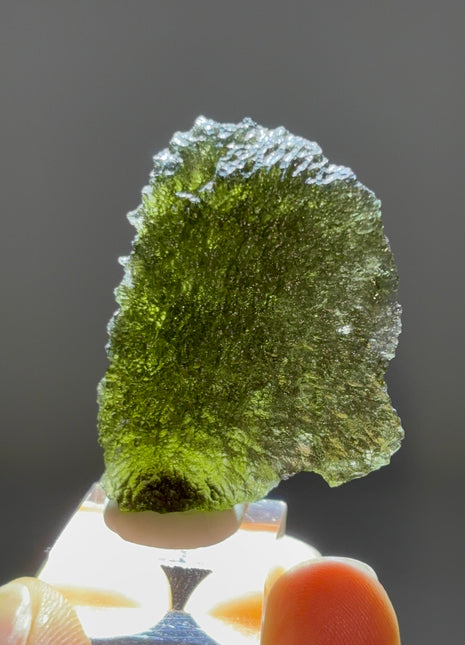 Green Moldavite from Czech Republic