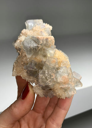 Fluorite with Quartz from Morocco # PM0139
