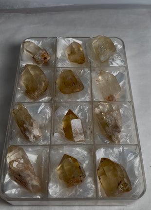 12 Pieces ! Kundalini Citrine Lot from Congo