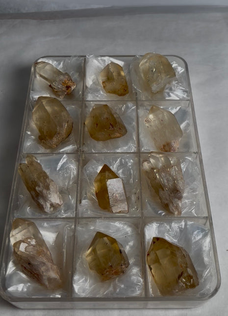 12 Pieces ! Kundalini Citrine Lot from Congo