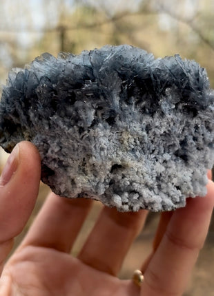 Blue Barite - From Cavnic mine, Romania