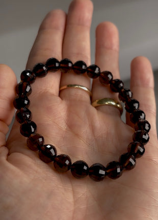 Amazing ! Dark Smoky Quartz Bracelet