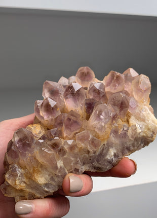 Amethyst with Yellow and Purple Phantoms - From Zambia