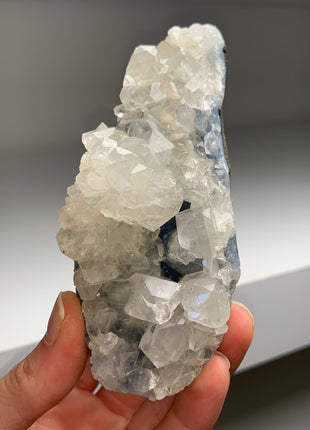 Apophyllite with Blue Chalcedony