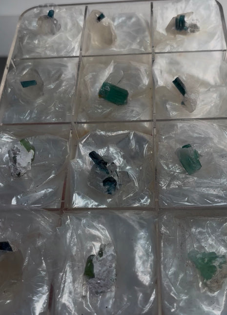 12 Pieces ! Blue Green Tourmaline Lot