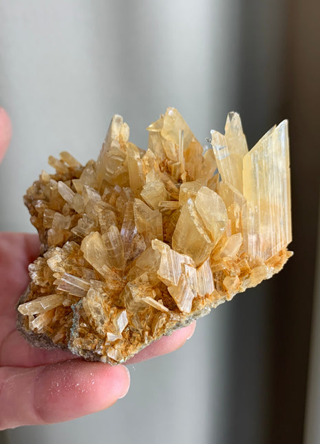 Yellow Selenite - From Lubin mine, Poland