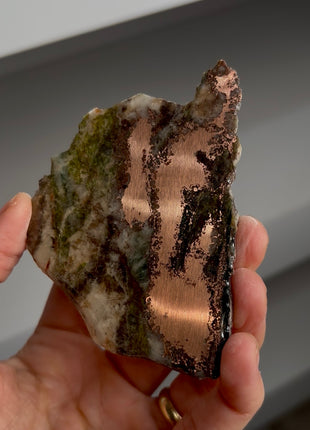 New ! Copper Ore Slab - From Keweenaw Peninsula, Michigan