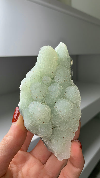 New Arrival ! Druzy Green Chalcedony - From Rhodope Mountains, Bulgaria