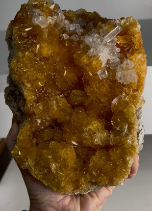 Exquisite Golden Selenite with Halite from Peru