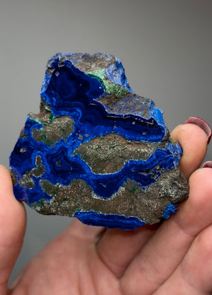 Amazing ! Blue Azurite from Siberia, Russia