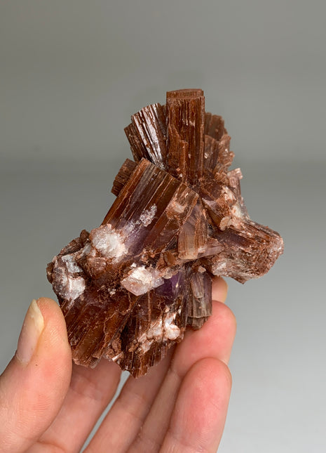 Lilac Brown Aragonite Crystals  from Spain