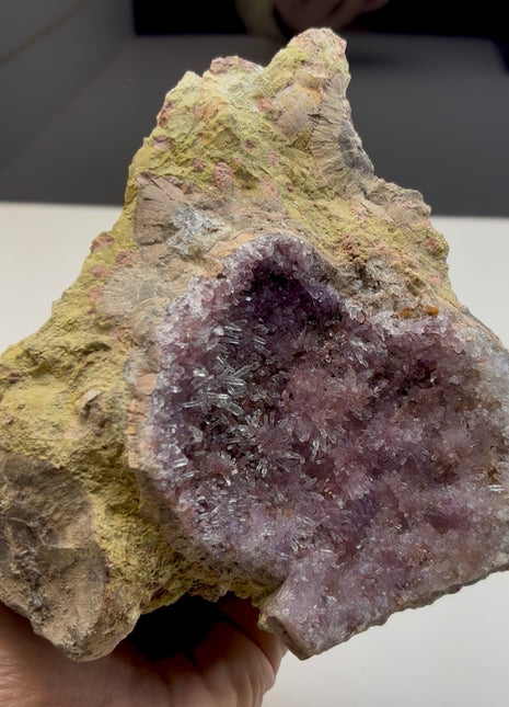 Glowing Amethyst Geode 🍉