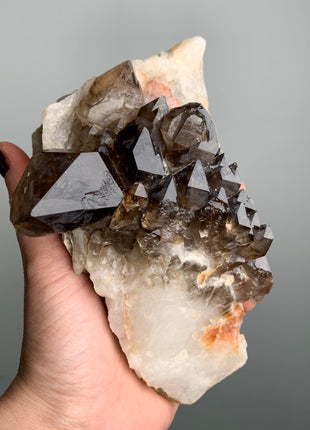 Stunning ! Elestial Smoky Quartz - From Namibia