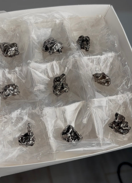 9 Pieces ! Campo del Cielo Meteorite Lot