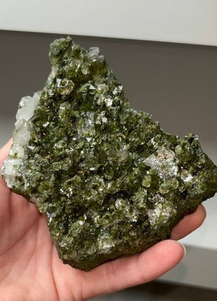 High Grade Forest Green Epidote with Quartz