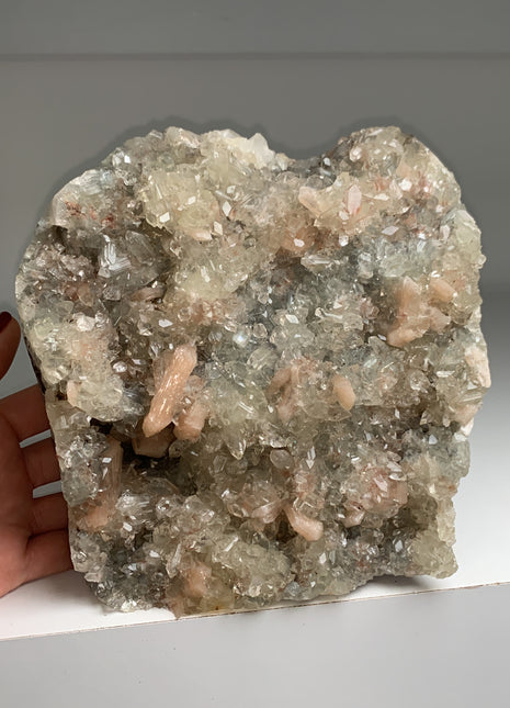 Very High Grade Apophyllite with Pink Stilbite # PM0221