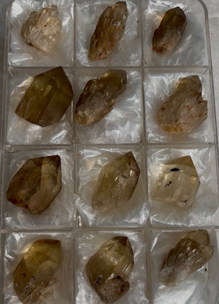 12 Pieces ! Kundalini Citrine Lot from Congo