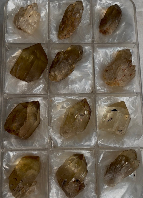 12 Pieces ! Kundalini Citrine Lot from Congo