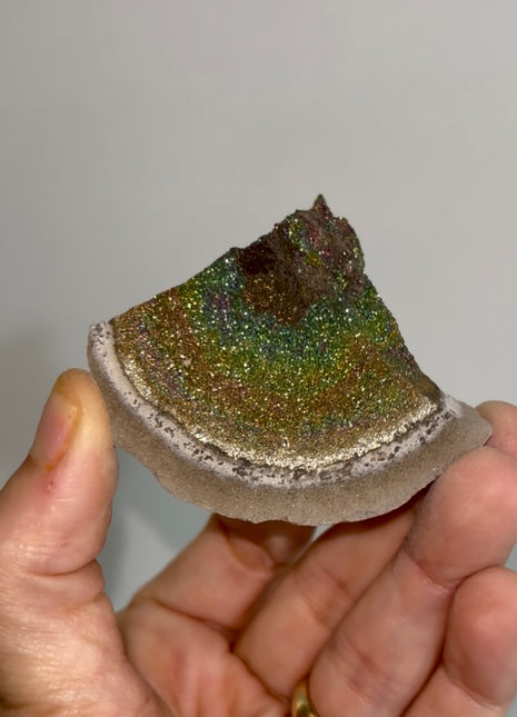 Spectropyrite Specimen from Volga River, Russia 🌈
