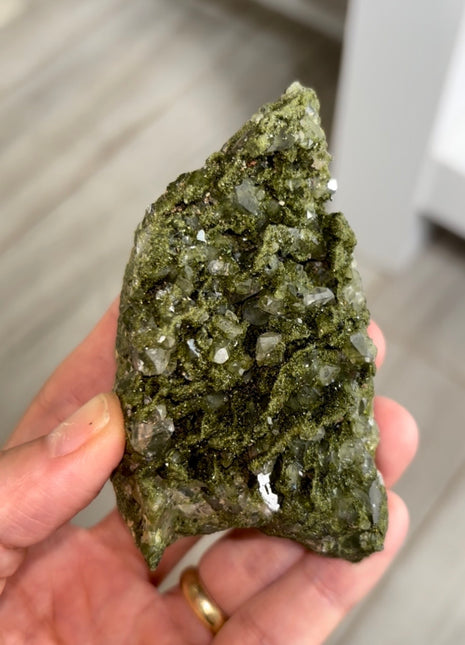 Very High Grade Forest Epidote with Quartz PM1225
