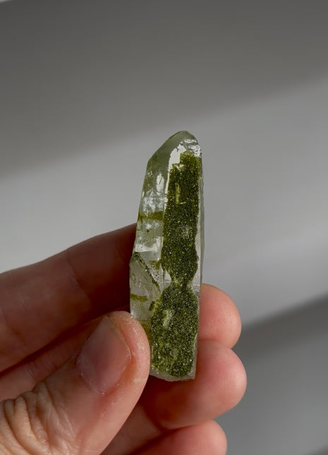 New ! Epidote with Quartz from Madagascar PM0289
